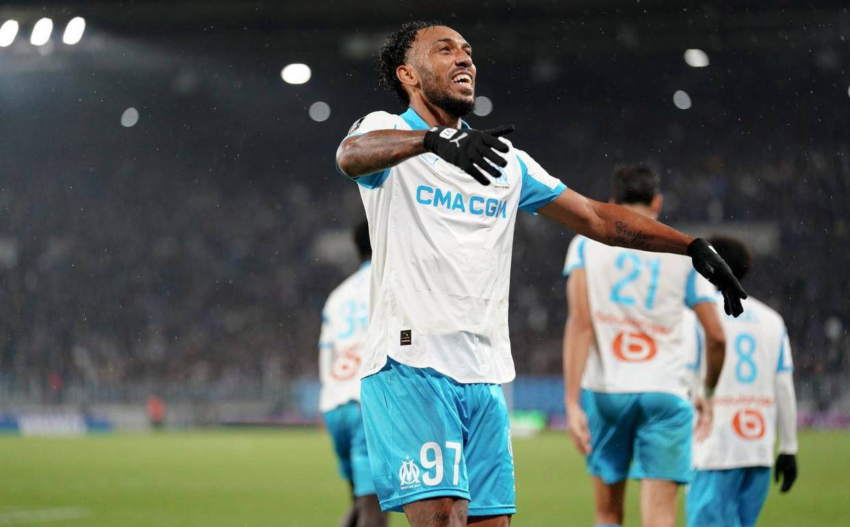 36岁奥巴梅杨1球2助,格林伍德1球,法甲第3队横扫欧冠4冠王